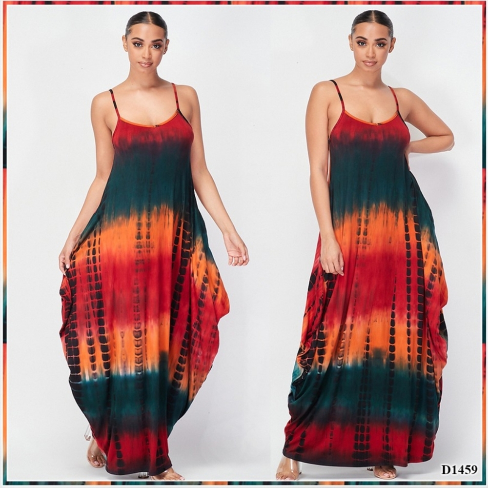 "Butterfly Beauty" Maxi dress w/pockets